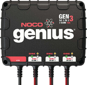 Noco GENM3 12a 3 Bank Onboard Battery Cha - LMC Shop