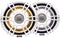 Fusion 0100243210 Coaxial Signature Series 3 Sports Marine Speakers w/LED Lights, 6.5", Chrome, 1 pr. - LMC Shop