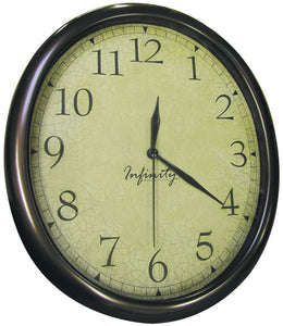 Manufacturers' Select 32040TF-CF-D Oval Clock With Antiqued Back. - LMC Shop