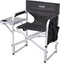 Ming's Mark SL1204-BLK.FLAG Deluxe Camping Chair Blk/flag - LMC Shop