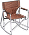 Ming's Mark SL1205-BROWN Camping Chair Rocker Brown - LMC Shop