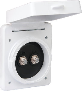 Parkpower by Marinco TV6574D.RV Inlet-Cable Tv Dual White - LMC Shop