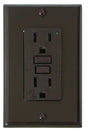 Diamond Group DG15BVP Gfi Receptacle W/ Lt Brwn - LMC Shop