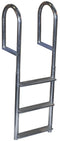 Dock Edge DE2043F Aluminum Wide 3 Step Ladder - LMC Shop