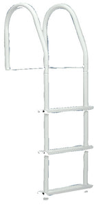 Dock Edge DE2104F Dock Ladder 4 Step W/hdwe Wht - LMC Shop