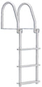 Dock Edge DE2113F Dock Ladder 3 Step Flip Up Wht - LMC Shop