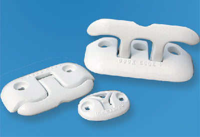 Dock Edge DE2608WF Dock Cleat Flip Up 8in White - LMC Shop