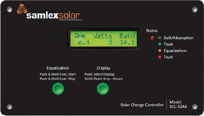Samlex SCC-30AB 30a Charge Controller Ssc-30ab - LMC Shop