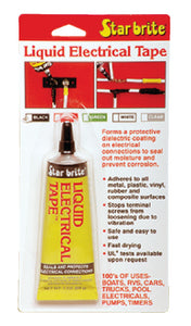 Starbrite 84154 Liq Electric Tape Black 1 Oz - LMC Shop