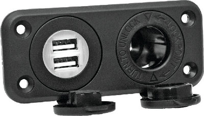 Prime Products 08-6410 Receptacle 12v W-Dual Usb - LMC Shop