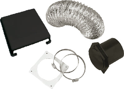 Vesta VID403AB Dryer Vent Kit Deluxe Black - LMC Shop