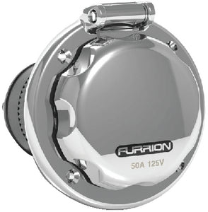 Furrion 381661 Inlet 50am 125/250v Rnd Stnlss - LMC Shop