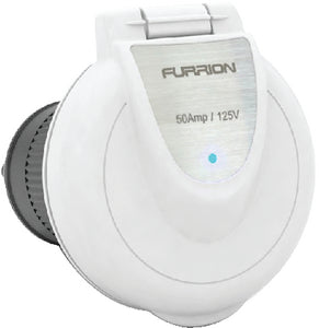 Furrion 427303 Inlet 50a 125/250v Rnd/wht/led - LMC Shop
