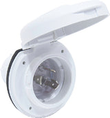 Furrion 431864 Inlet 30a Inlet Rnd/white/led - LMC Shop