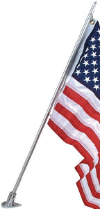 Perko 1278DP2CHR Flag Pole & Socket Angled Zinc - LMC Shop