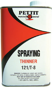 Pettit 11212108 121/t-8 Spraying Thinner-Quart - LMC Shop