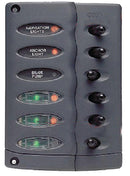 Marinco_Guest_AFI_Nicro_BEP CSP6F Waterproof Switch Panel 6 Way - LMC Shop